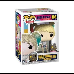 HARLEY QUINN & BEAVER FUNKO POP